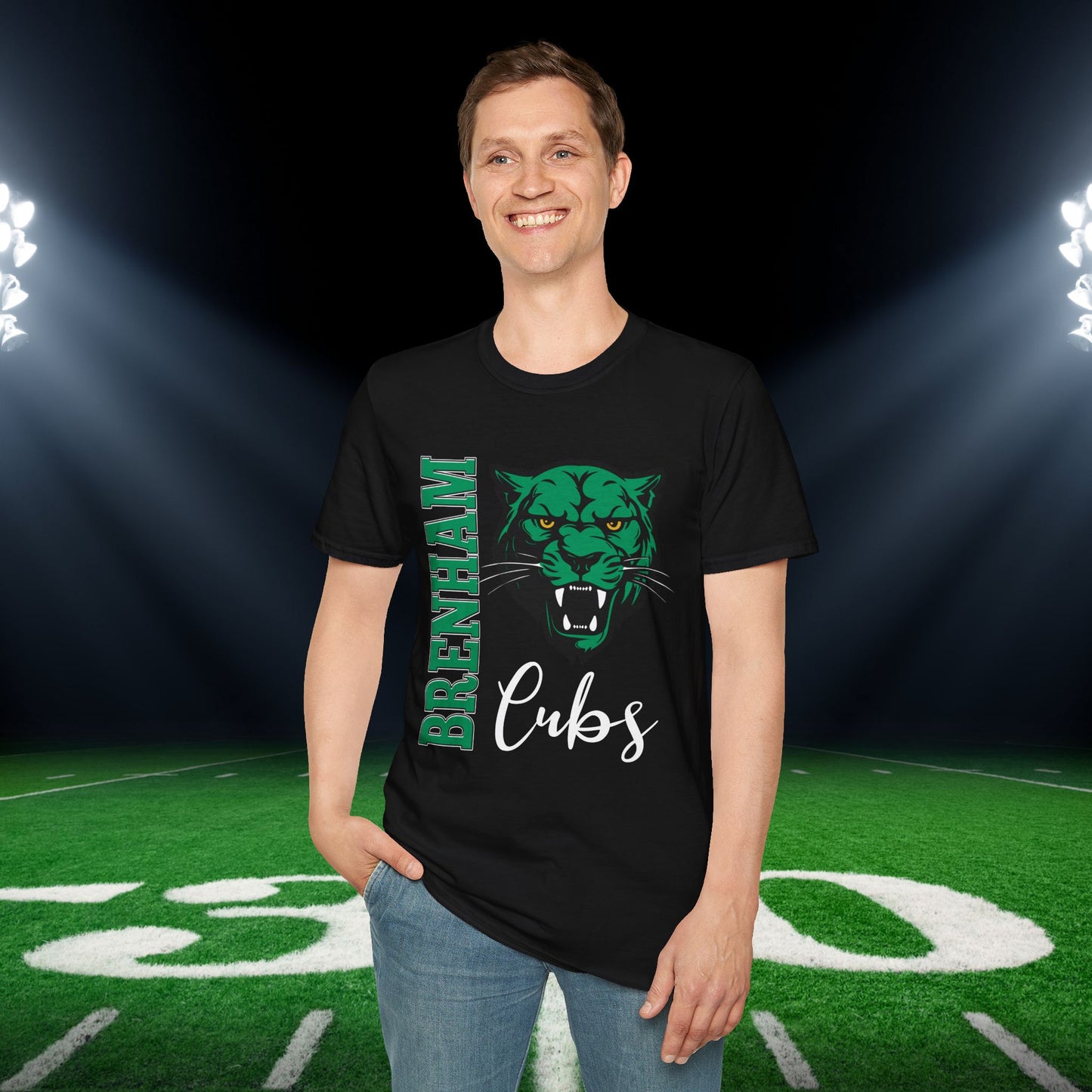 Brenham Vertical Fury Adult T-shirt