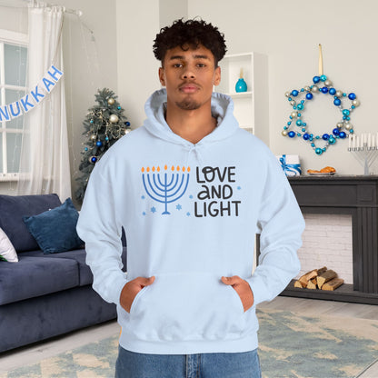 Hanukkah Love & Light Heavy Blend™ Hooded Sweatshirt