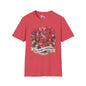 Floral USA 250 Years of Freedom Adult T-shirt