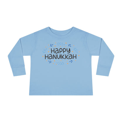 Happy Hanukkah 4 Toddler Long Sleeve Tee