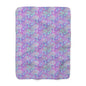 Lavender Mist Camo Fleece Blanket