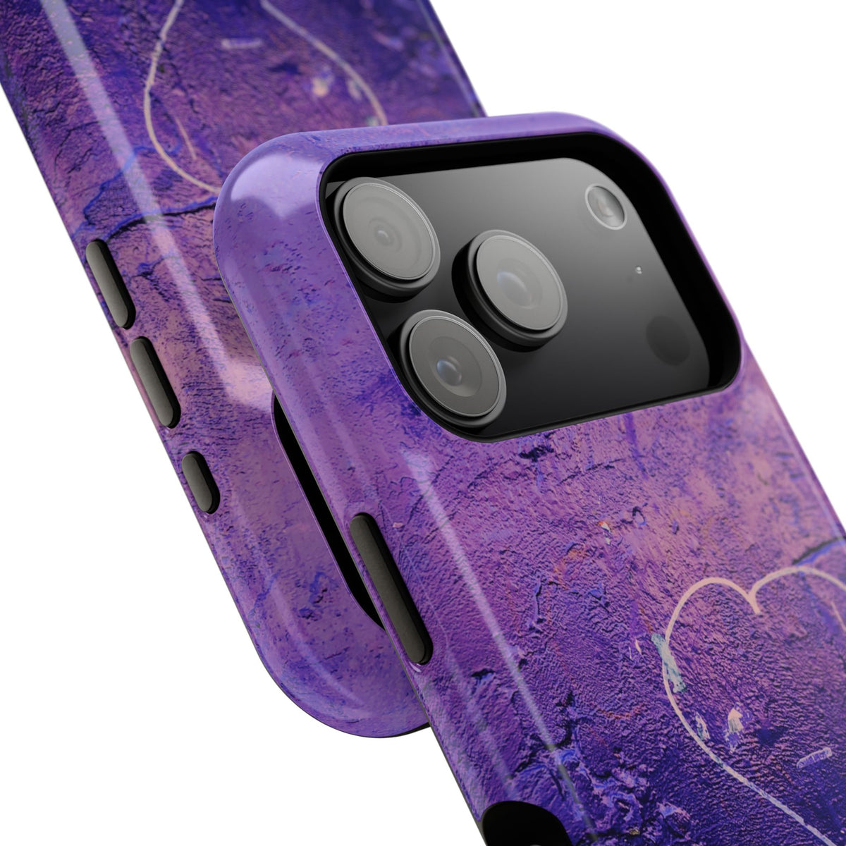 Purple Heart Wall MagSafe® Compatible Tough Case for iPhone