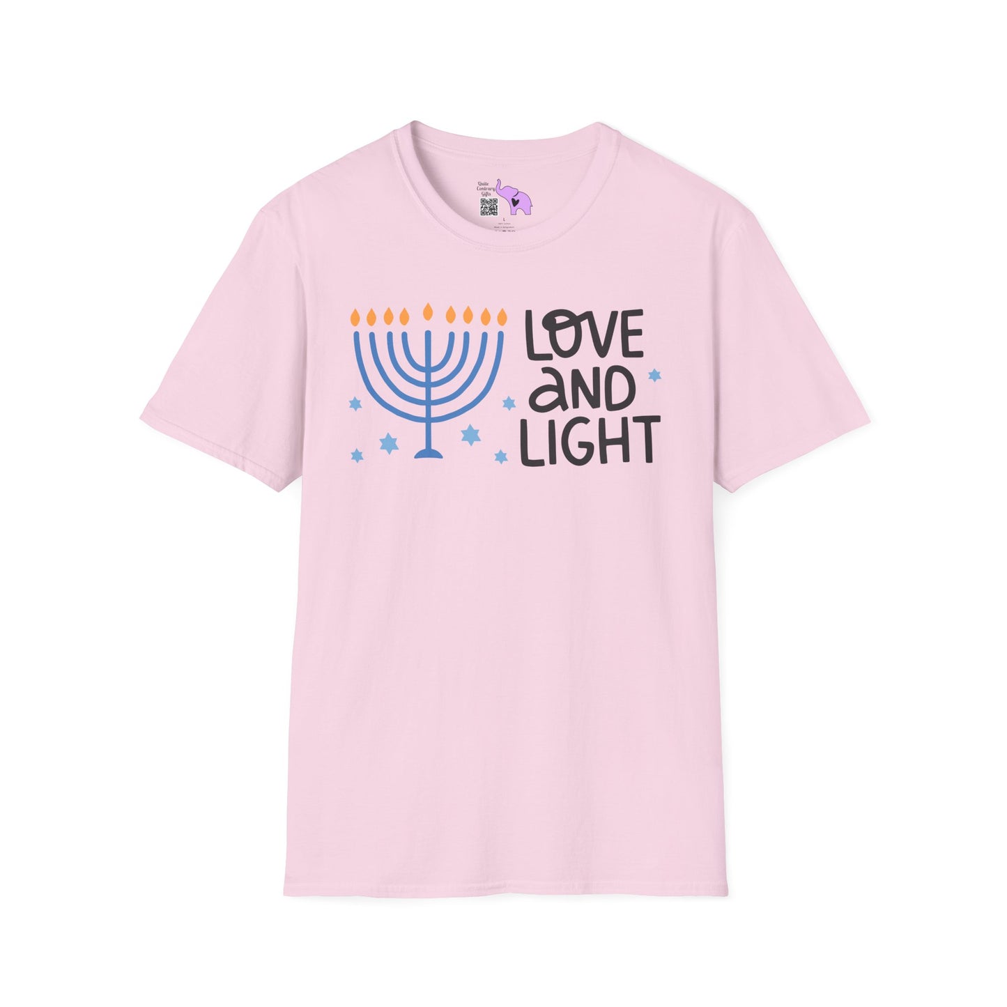 Hanukkah Love & Light 4 Adult T-shirt
