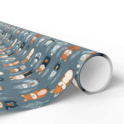 Yuletide Bears Wrapping Paper