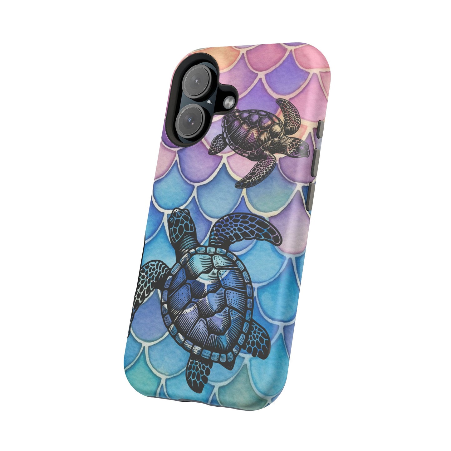 Sea Turtle Silhouette MagSafe® Compatible Tough Case for iPhone