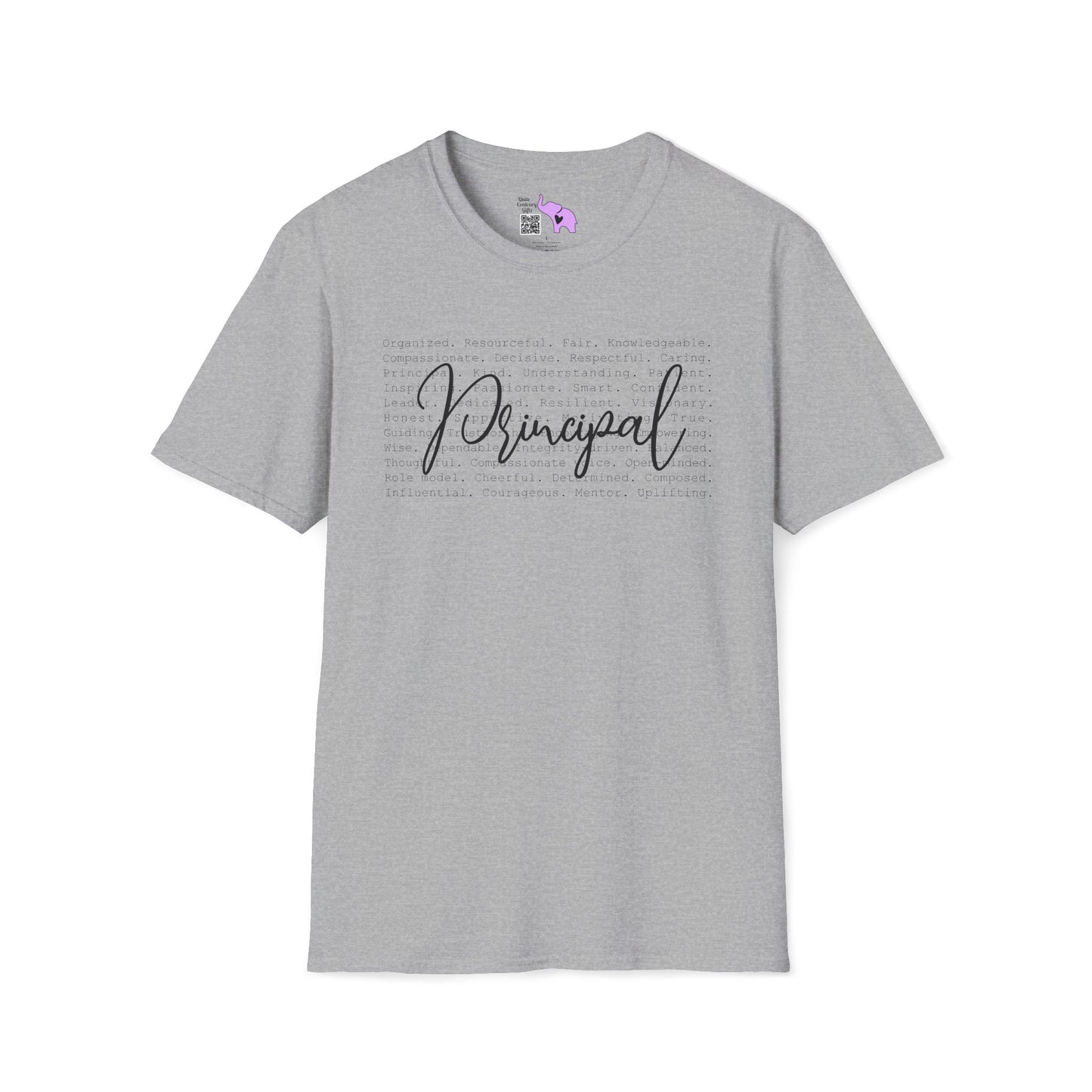Principal (Descriptive Words) Adult T-shirt