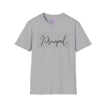 Principal (Descriptive Words) Adult T-shirt