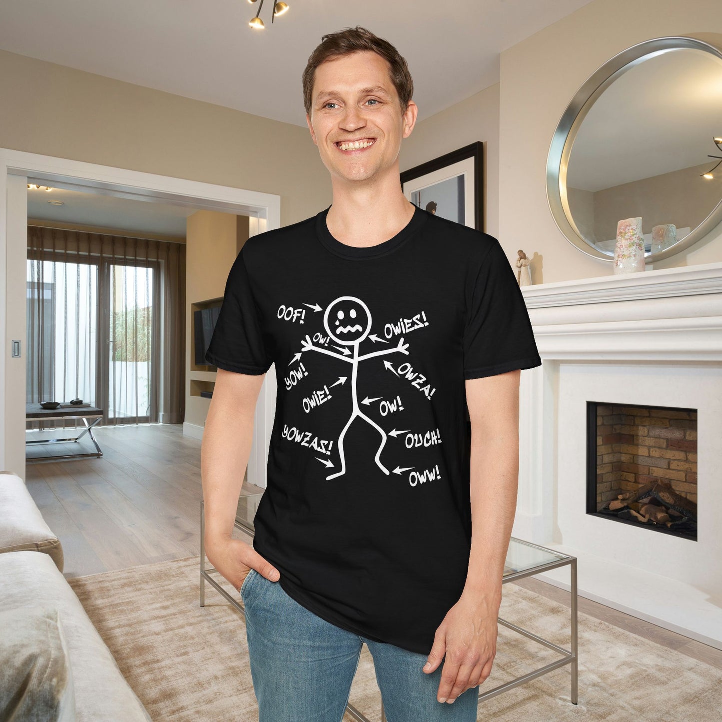 Ow! It All Hurts Adult T-shirt