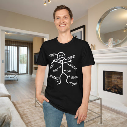 Ow! It All Hurts Adult T-shirt