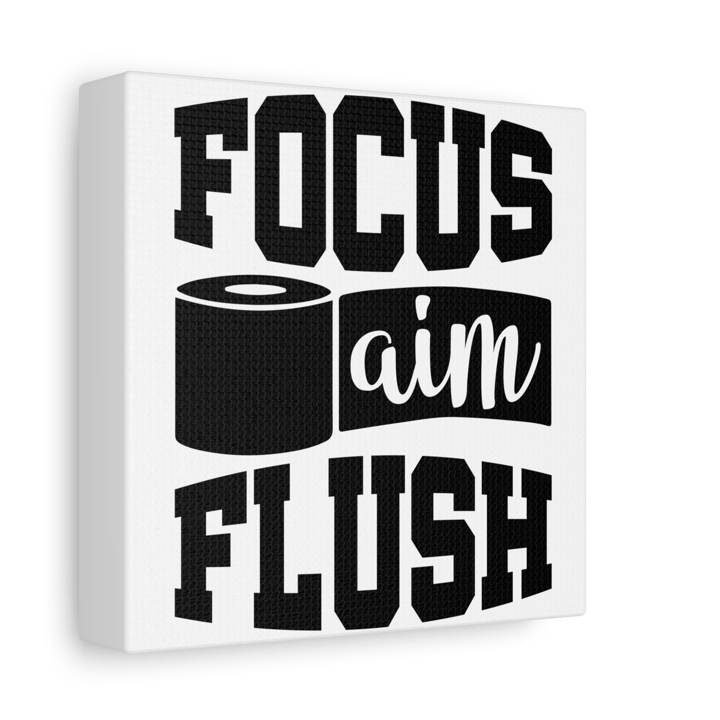 Focus Aim Flush Canvas Art
