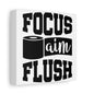 Focus Aim Flush Canvas Art