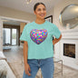 Heart in Blocks Women's Boxy Tee