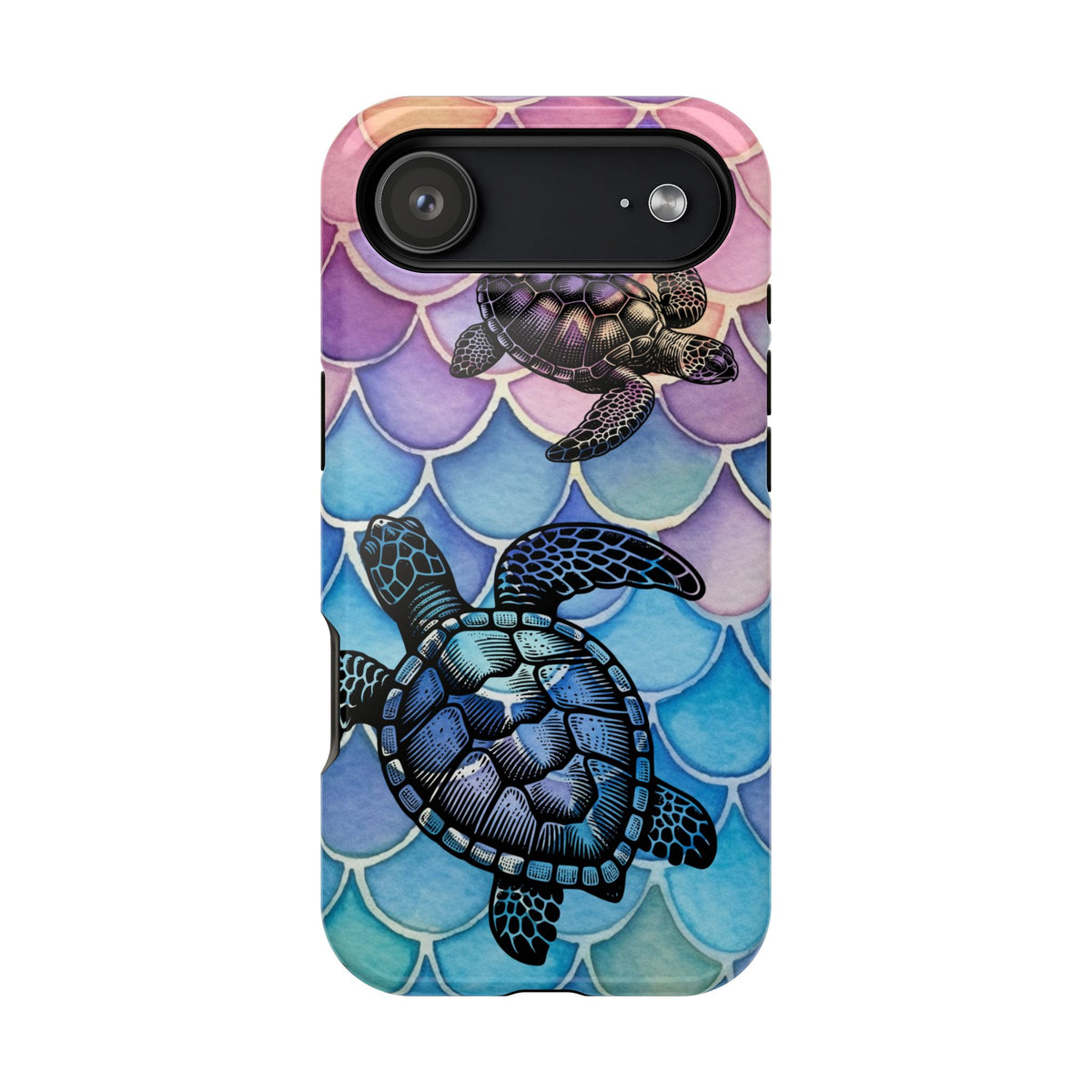Sea Turtle Silhouette MagSafe® Compatible Tough Case for iPhone