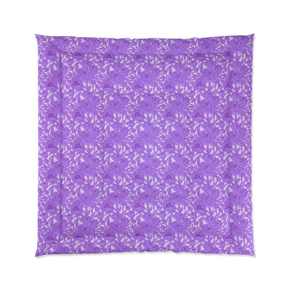 Lavender Peony Symphony Comforter