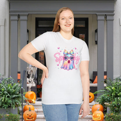 Spooky Pastel Ghost Adult T-shirt
