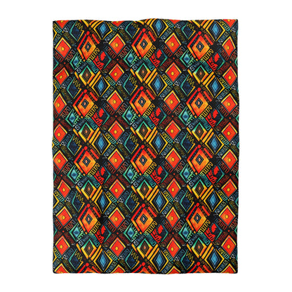 Abundance Rhythm Microfiber Duvet Cover
