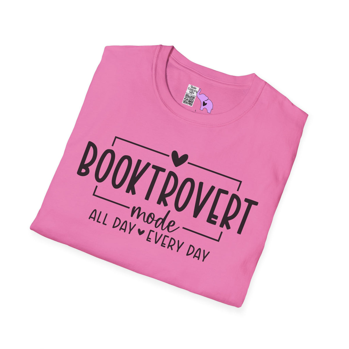 Booktrovert Mode All Day Every Day Adult T-shirt
