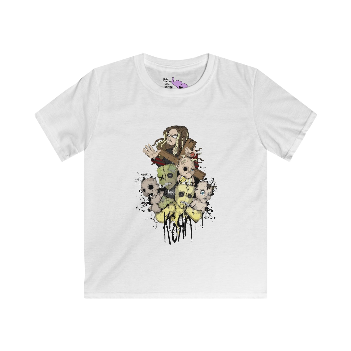 Korn Band Art Kids Softstyle Tee