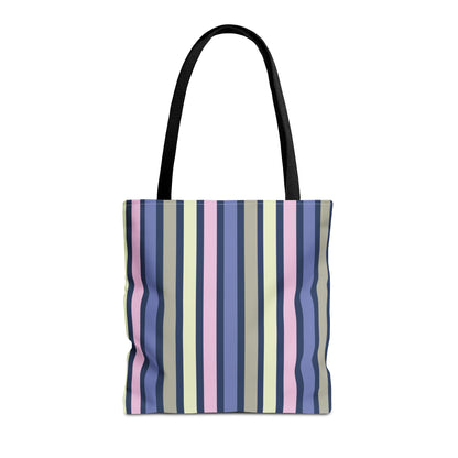 Earthy Stripes Canvas Tote Bag