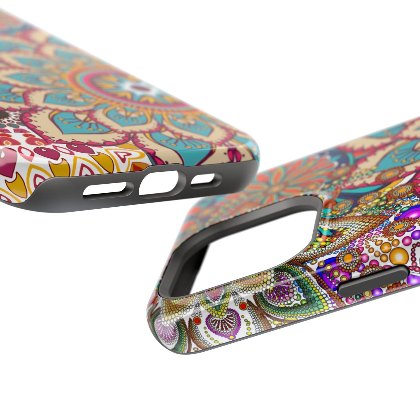 Colorful Mandala MagSafe® Compatible Tough Case for iPhone