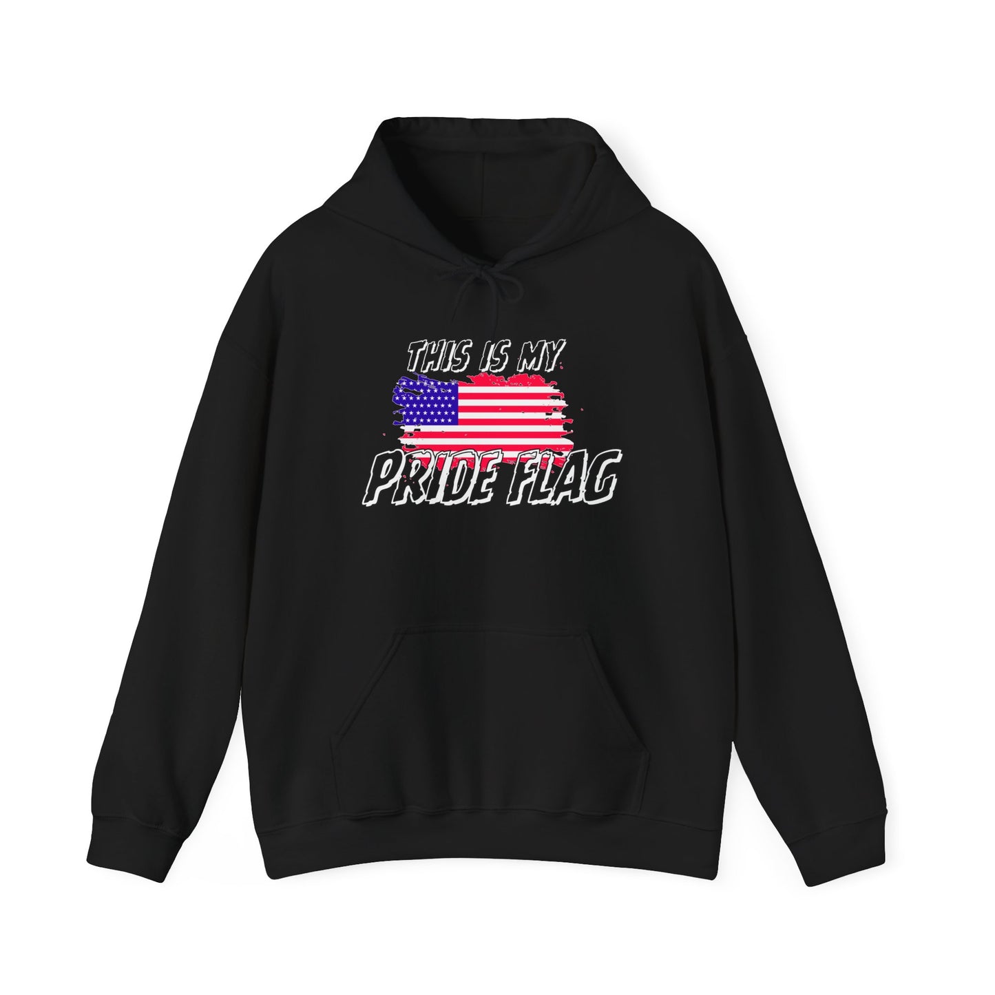 This is my Pride Flag (American Flag) Heavy Blend™ Hooded Sweatshirt