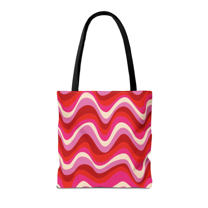 Blush Frequency Canvas Tote Bag