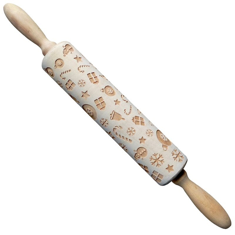 Decorative Embossed Rolling Pins for Baking