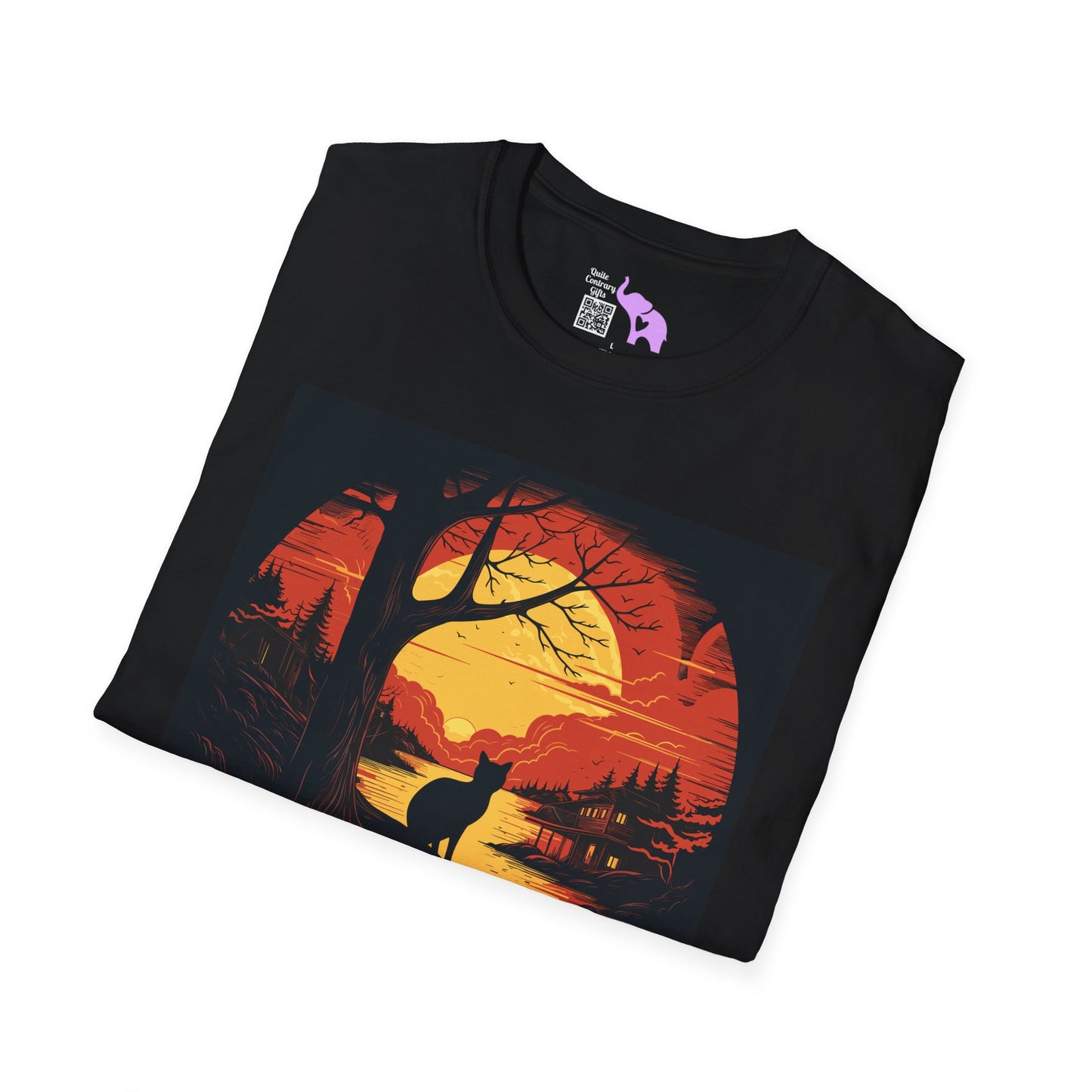 Creepy Black Cats 3 T-shirt