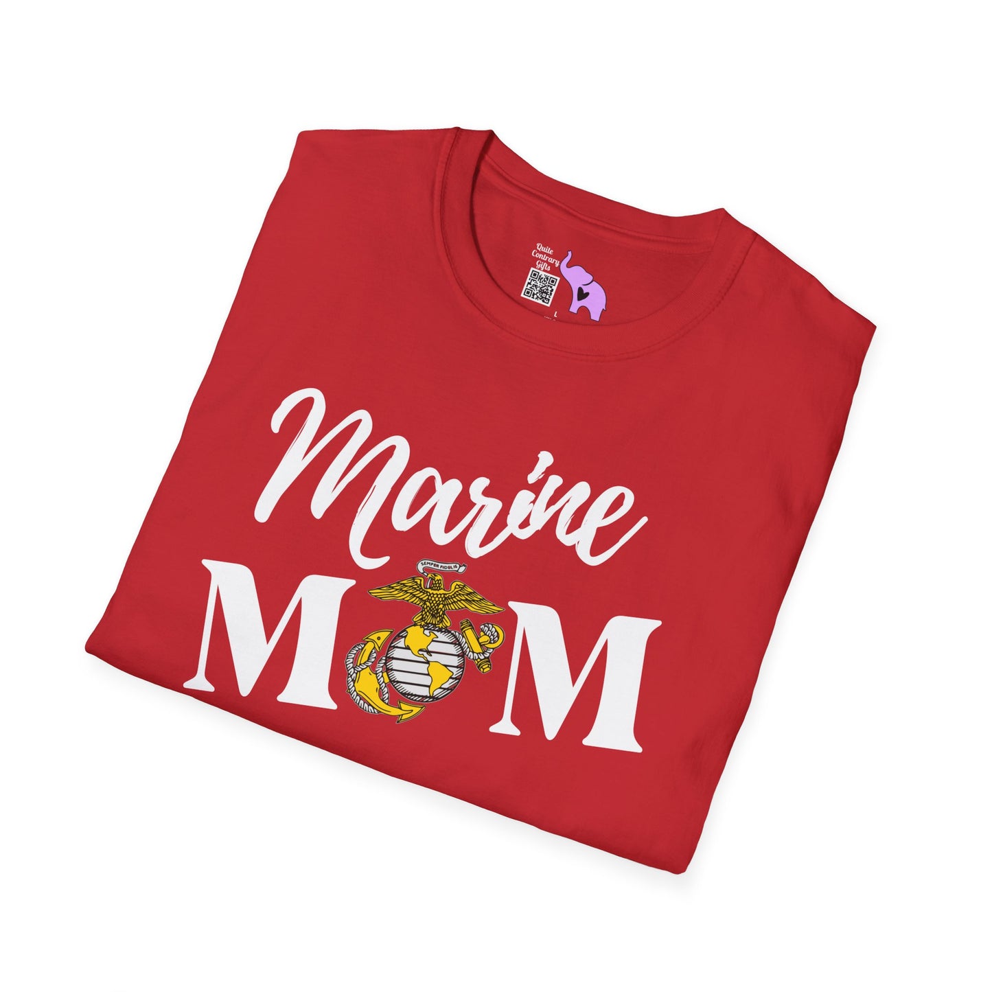 Marine Mom Adult T-shirt