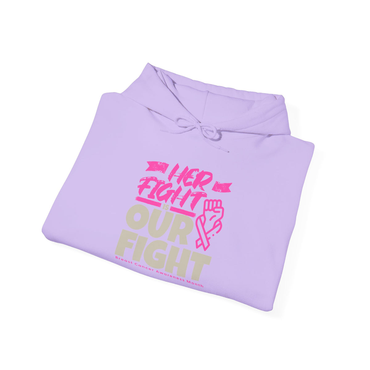 Her Fight is Our Fight Heavy Blend™ Hooded Sweatshirt