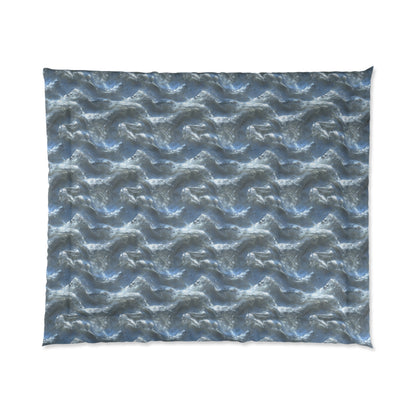 Snowdrift Sheer & Lace Comforter