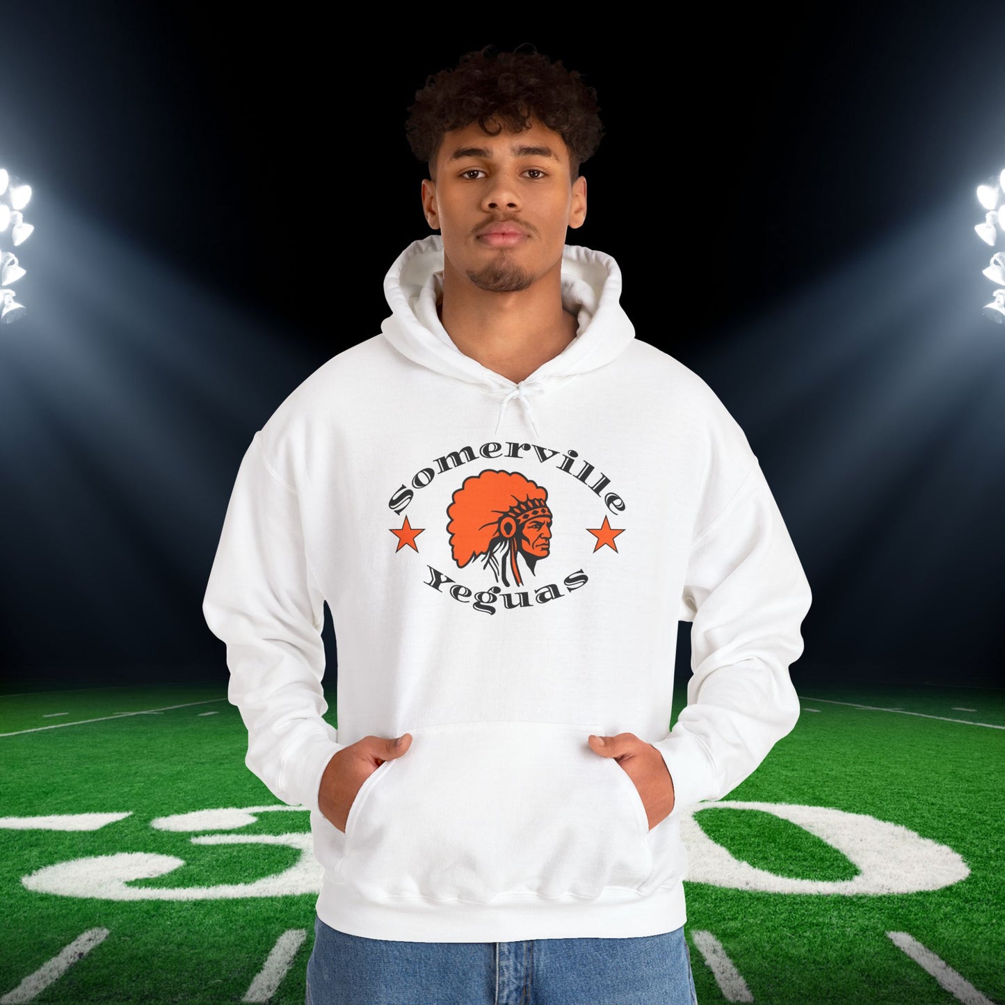 Somerville Yeguas Classic Adult Heavy Blend™ Hooded Sweatshirt