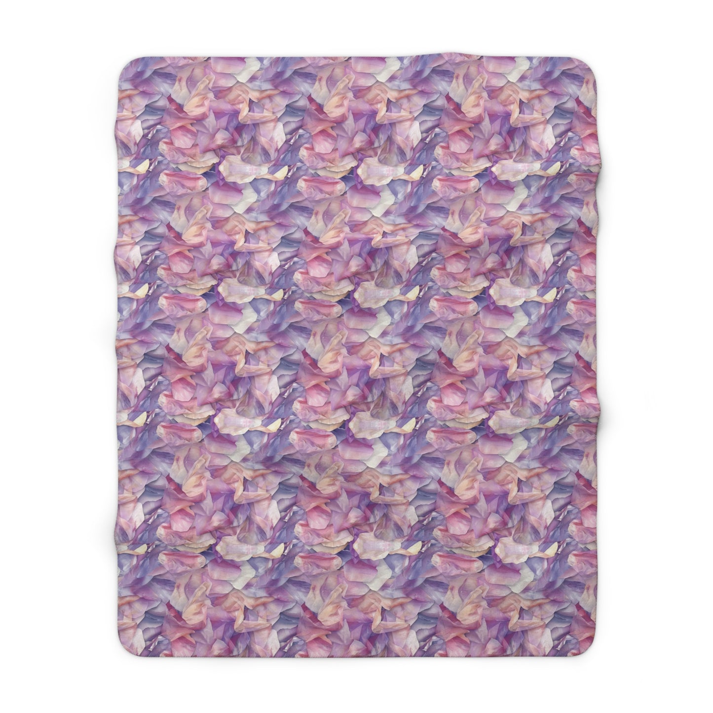 Ethereal Bloomscape Fleece Blanket