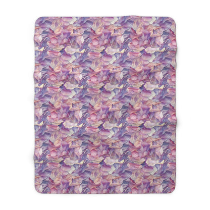Ethereal Bloomscape Fleece Blanket