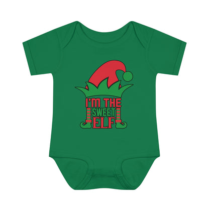 I'm The Sweet Elf Infant Baby Rib Bodysuit