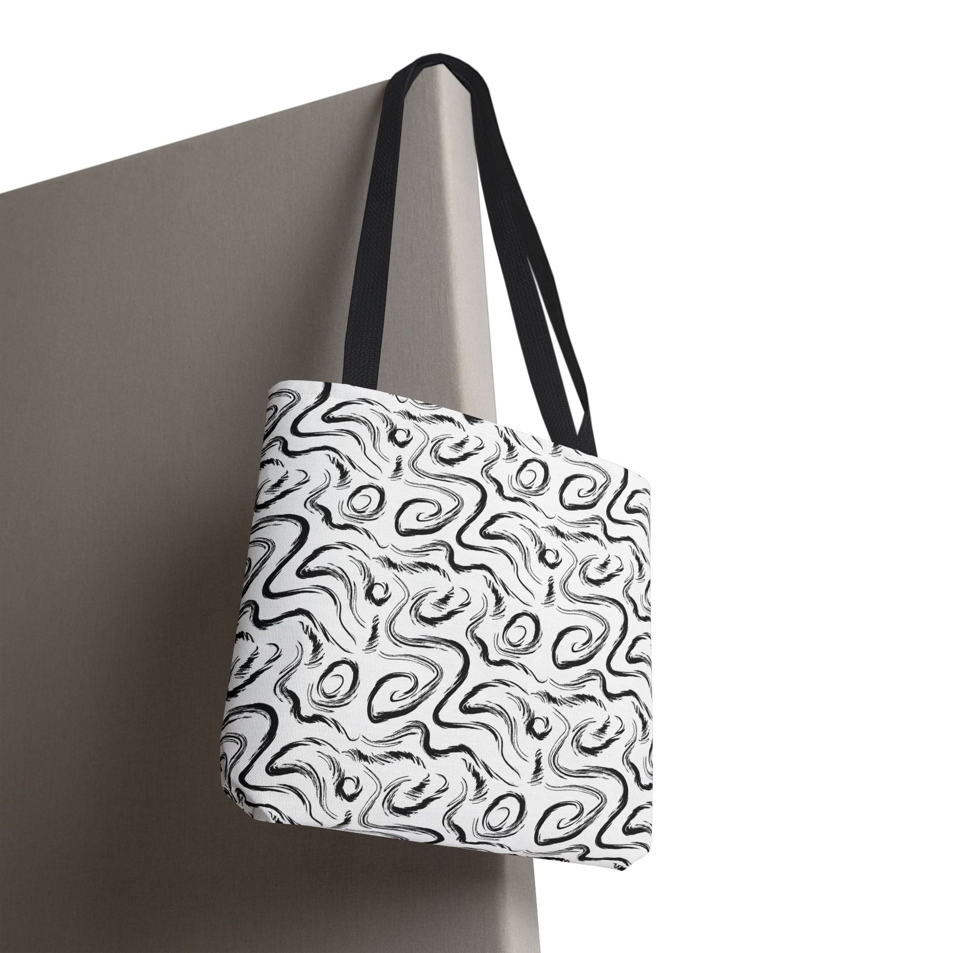 Grunge Scribbles Canvas Tote Bag