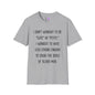 I Don't Workout To Be... Adult T-shirt