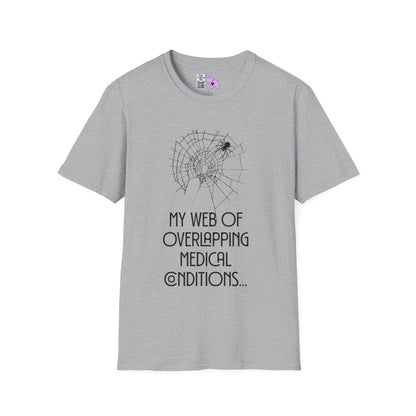 My Web of Overlapping Medical Conditions Adult T-shirt