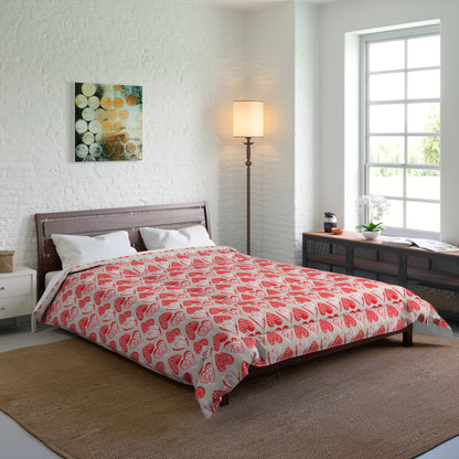 Doodle Hearts Comforter