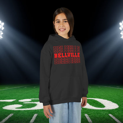 Bellville (Stacked) Youth Heavy Blend Hoodie
