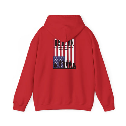 RED Fridays Remember Everyone Deployed Heavy Blend™ Hooded Sweatshirt