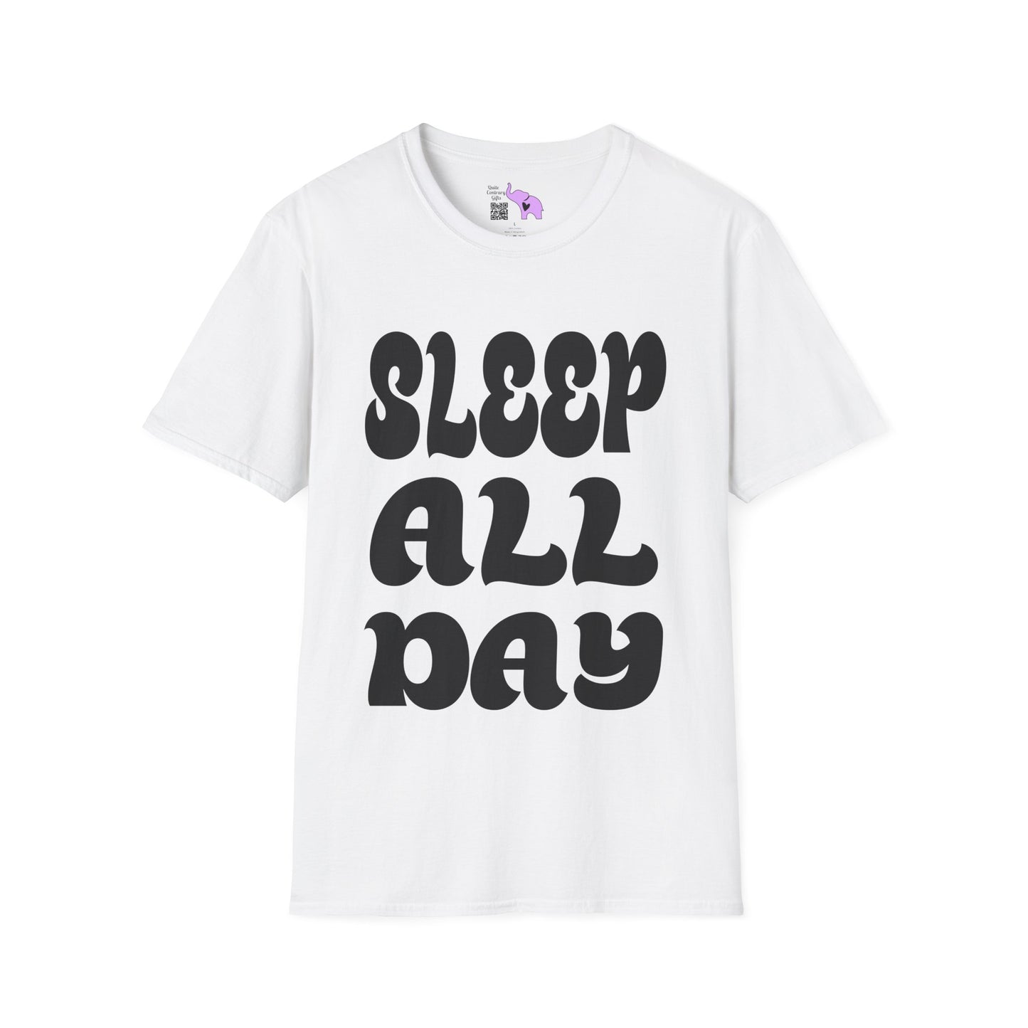 Sleep All Day Adult T-shirt