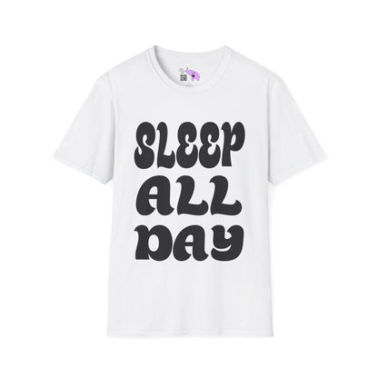 Sleep All Day Adult T-shirt