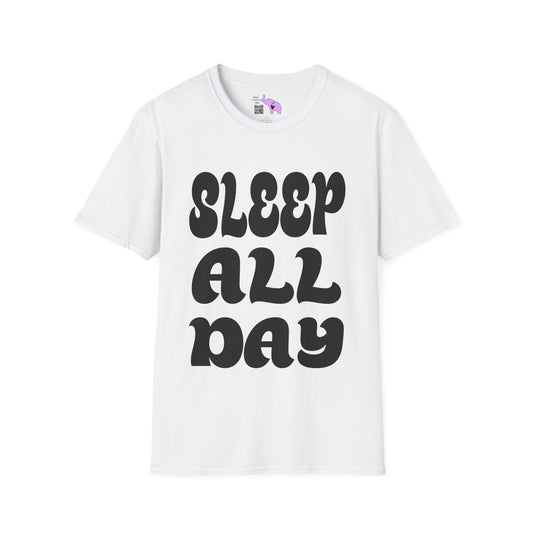 Sleep All Day Adult T-shirt