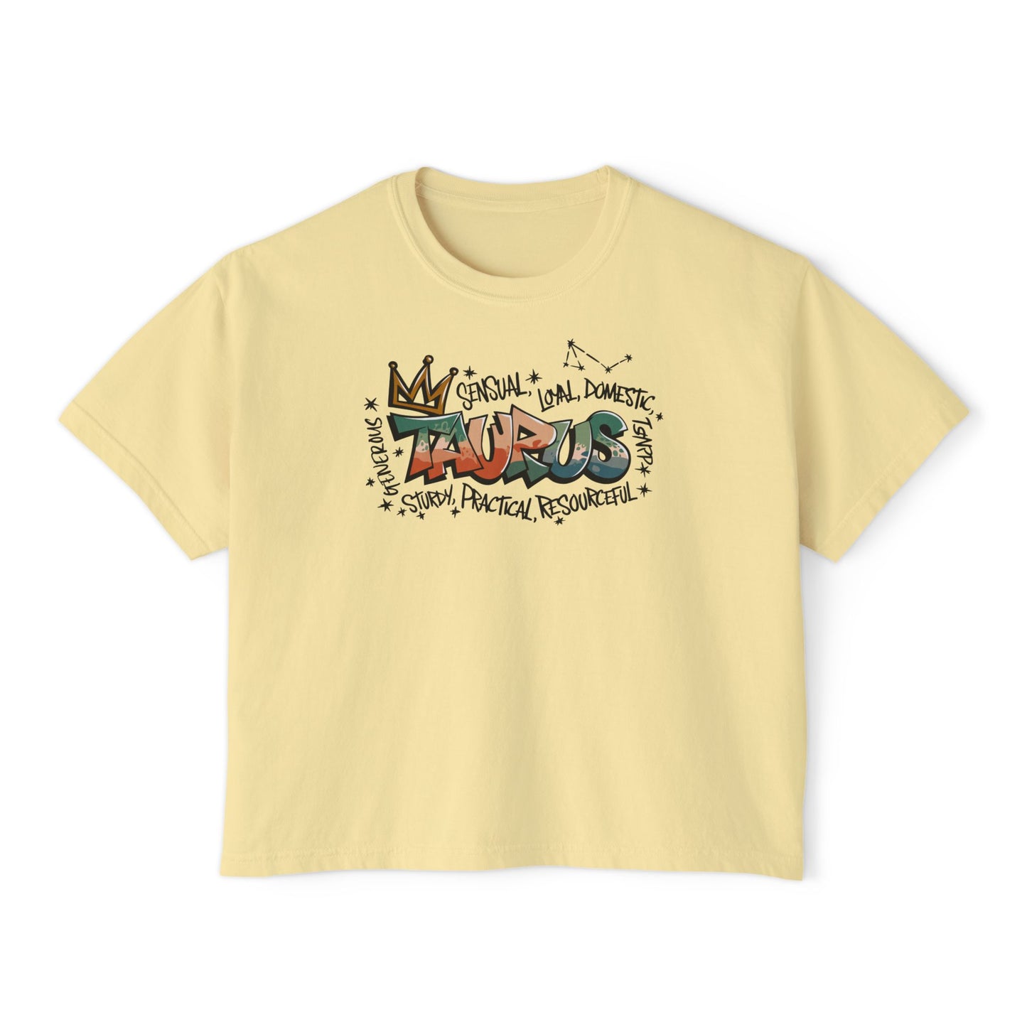 Taurus Street Art Women's Boxy Tee