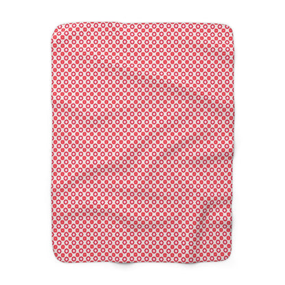 Scarlet Star Garden Fleece Blanket