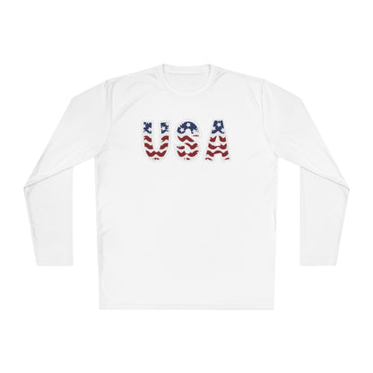 USA in Style Adult Long Sleeve Tee