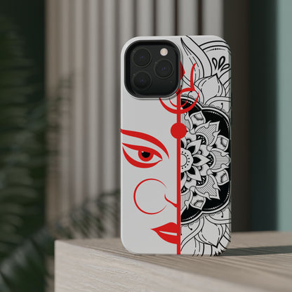 Goddess Durga Mata w/Mandala MagSafe® Compatible Tough Case for iPhone