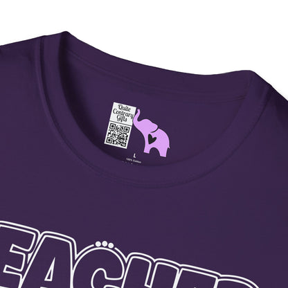 Teacher Definition: Lesson Planned, Class Unplanned, Chaos Guaranteed Adult T-shirt