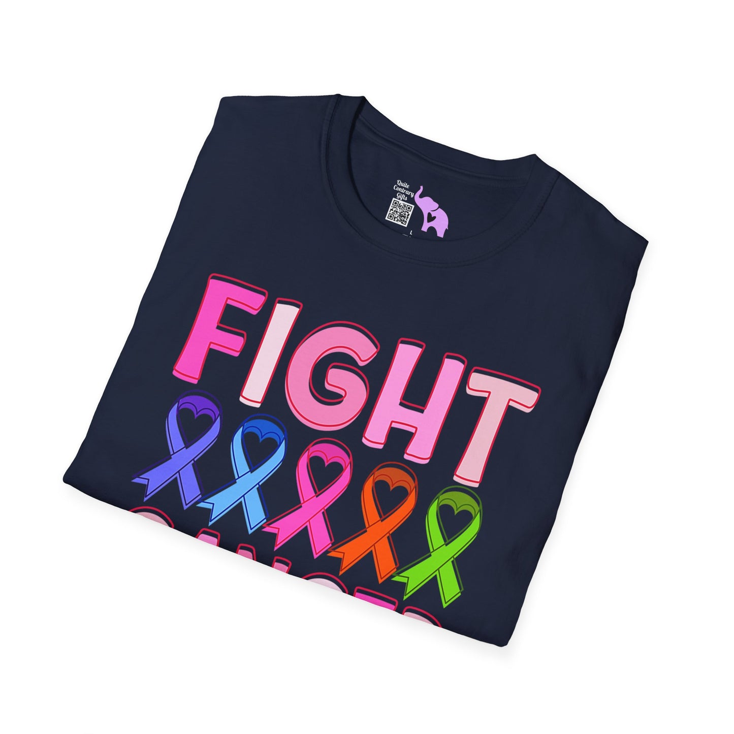 Fight Cancer in All Colors 6 Adult T-shirt